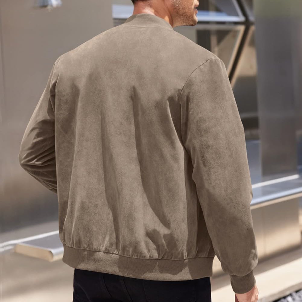 MARK - giacca in pelle scamosciata