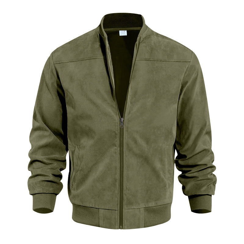 MARK - giacca in pelle scamosciata