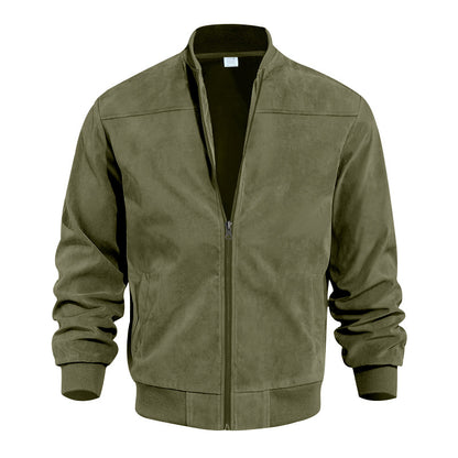 MARK - giacca in pelle scamosciata