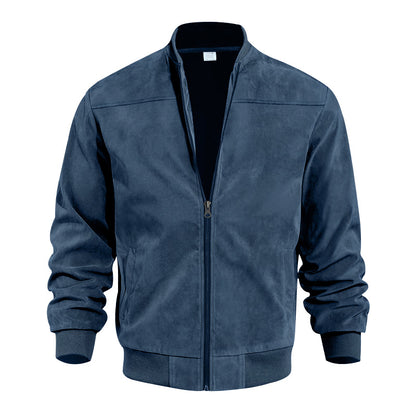 MARK - giacca in pelle scamosciata