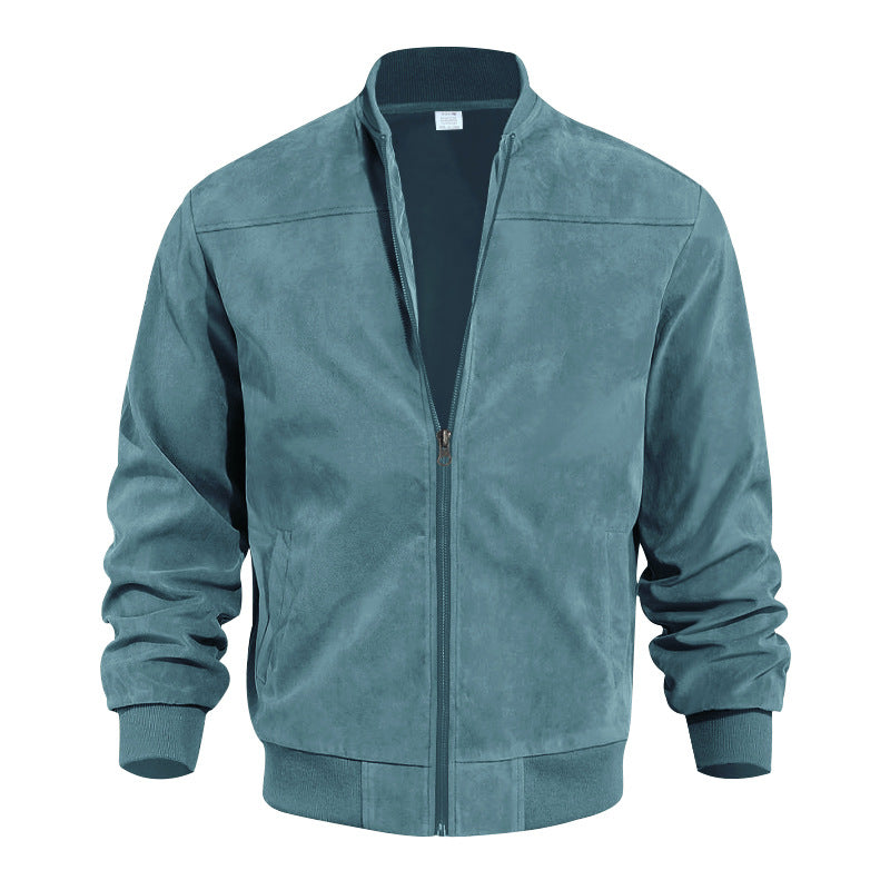 MARK - giacca in pelle scamosciata