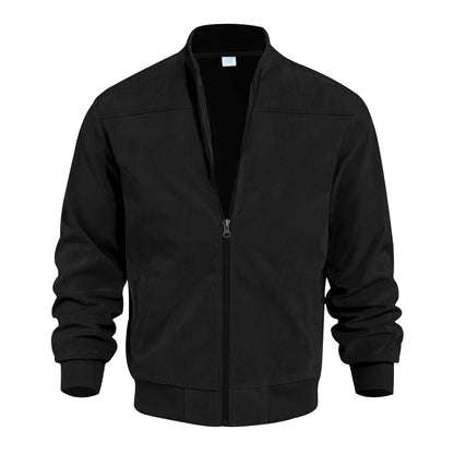 MARK - giacca in pelle scamosciata