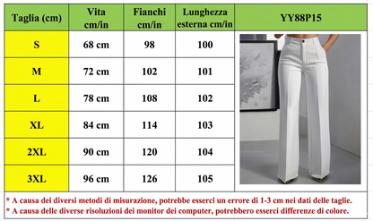 CHIARA - Pantaloni a vita alta